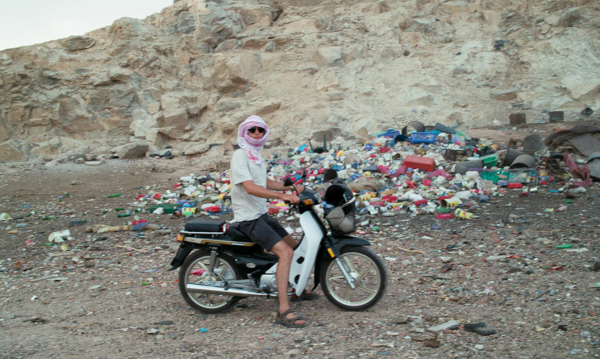 Rubbish Everywhere in the Souk of Marrakech