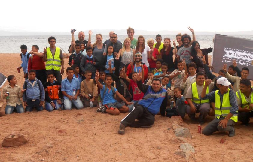 Sustainable Toursim Successful Beach Clean Up in Dahab